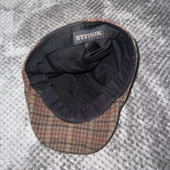 Stetson Men's Vintage Flat Hat Cap Wool Tweed Lining Dressy Stylish Unisex - Picture 6 of 9